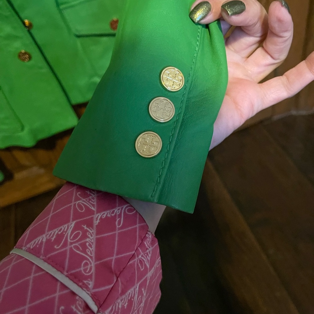 Good condition Tory Burch leather jacket - Picture 4 of 12